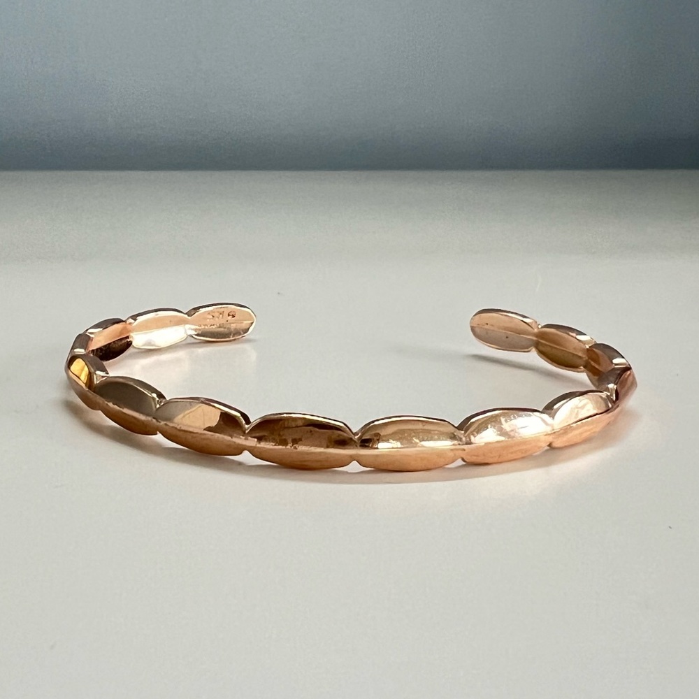 Kendra Scott Brooke Wavy Cuff Bracelet Rose Gold